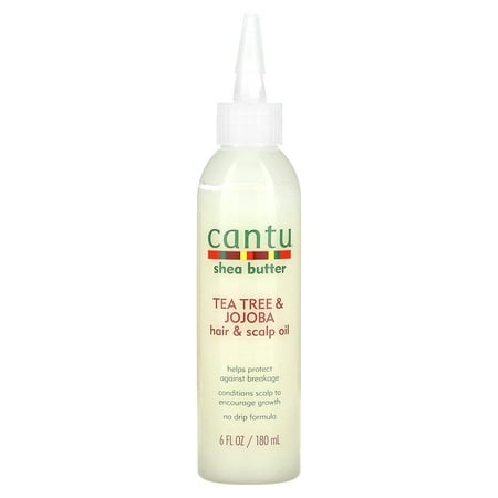 Cantu, Shea Butter, Tea Tree Jojoba Hair Scalp Oil, 6 fl oz (180 ml)