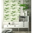 thumbnail image 3 of NextWall Tropical Palm Leaf Peel and Stick Wallpaper, 3 of 7