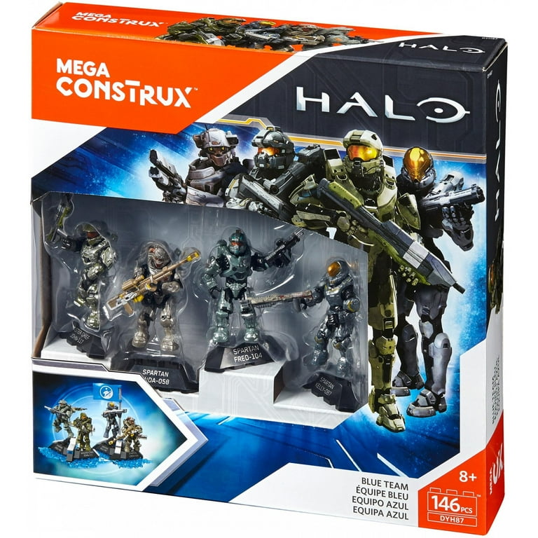 Mega Construx Halo Blue Team Building Set