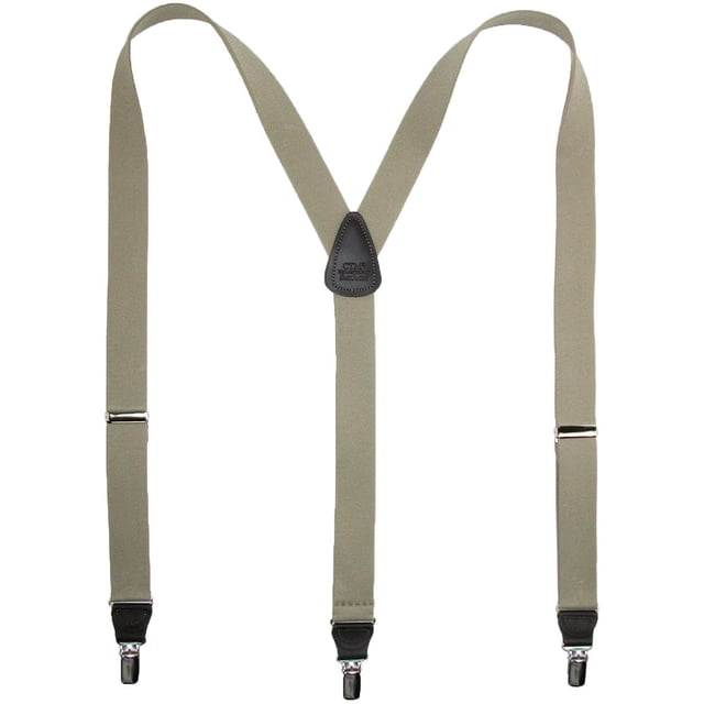 CTM® Bretelles Élastiques Premium Solides (Grande Taille pour Hommes)