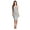 Heather Grey, variant on Womens Bodycon Fitted Solid Racerback Midi Dress