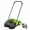 Green, variant on UNICOO® Electric Hand Push Sweeper, Cordless & Rechargeable, Dual Rotating Brushes, Versatile Use for Hard Floors & Carpet, Portable, Indoors & Outdoors, Warehouse, Store, Garage, Sidewalk (Green)