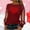 Red, variant on Valentine's Day Top for Women Black Heart Print Sheer Long Sleeve with Glitter Accents Relaxed Fit Pullover Blouse,Size XL