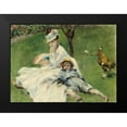 thumbnail image 2 of Renoir, Pierre-Auguste 18x14 Black Modern Framed Museum Art Print Titled - Madame Monet and Her Son, 2 of 5