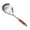 Silver, variant on Stainless Steel Slotted Spoon with Ergonomic Wooden Handle for Effortless Pasta Draining and Frying Kitchen Utensil