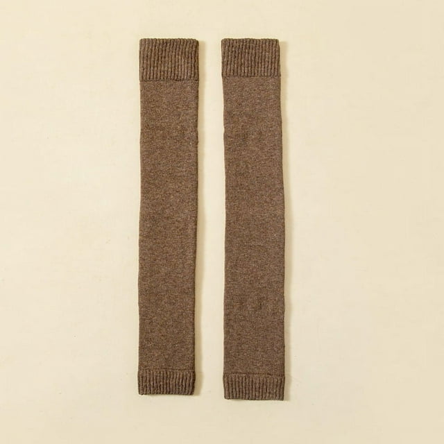 Calcetines largos para mujer otoño e invierno con forro polar Terry sobre la rodilla calcetines largos rodilleras cálidas viejas piernas frías leggings engrosados calcetines altos