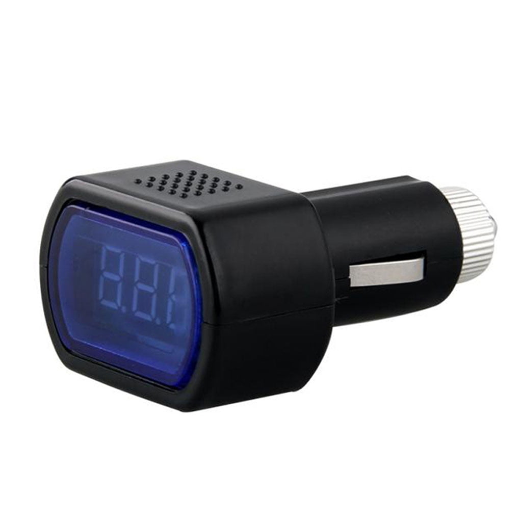 cigarette lighter voltmeter walmart Electric Cigarette Lighter, Car Voltage Tester And Meter for Solar Battery  Monitor Checker Car Motor Panel Mount