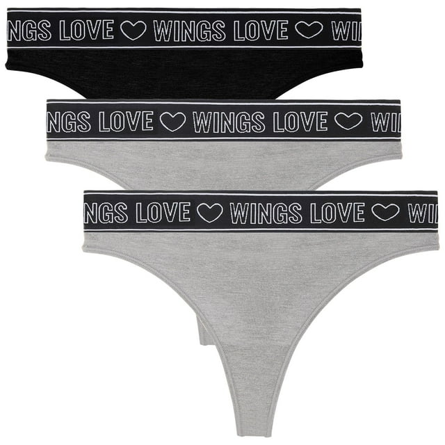 Wingslove Culottes Tangas Confortables pour Femmes, Lot de 3 G-Strings