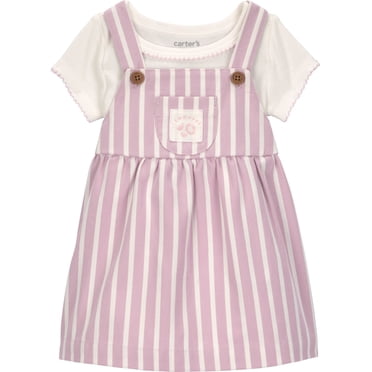 Carter's Child of Mine Baby Girl Dress Set, 2-Piece, Sizes 0/3-24 Months