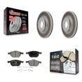 thumbnail image 1 of Transit Auto Front Coated Disc Brake Rotors and Ceramic Pads Kit for Car Mazda 3 5 Sport KGT-100313, 1 of 11