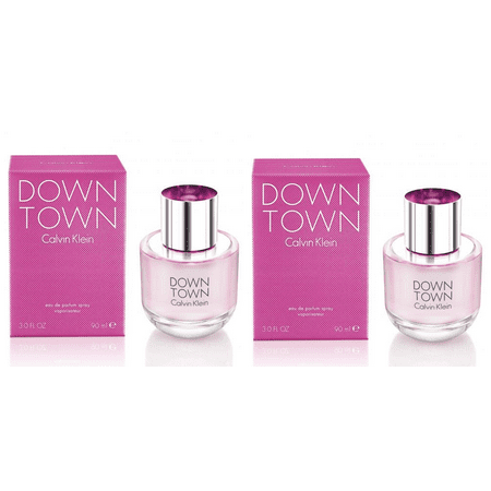 CK DOWNTOWN (2 X 3 oz) Eau de Parfum Spray for Women (PACK OF 2) Calvin