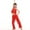 Red, variant on Zecgelong Girls 2 Piece Latin Ballroom Dance Outfits Set Tassel Camisole Fringe Pants Modern Dancewear Girls Dance Outfit for Girls 3-4 Years