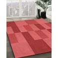 thumbnail image 3 of Ahgly Company Machine Washable Indoor Rectangle Transitional Red Area Rugs, 7' x 9', 3 of 7