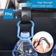 thumbnail image 4 of BRILLAR 4 ganchos negros para coche: asiento, almacenamiento, interior, reposacabezas, bolsa, 4 of 5