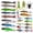 25pcs, variant on Fishing Artificial Lures Kit Mixed Including Front Diving Fin Minnow Surface Popper Crank Baits Pencil Vib With Hook And Soft Accessories For Saltwater Freshwater Trout Bass Tackle Gift Set