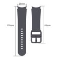 thumbnail image 2 of Silicone Sports Watch Wrist Strap Color Clasp for Samsung Galaxy Watch4 40/44mm, 2 of 9
