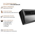 thumbnail image 2 of Machine de Scellage sous Vide, Scelleuse Automatique pour Aliments avec Kit de Démarrage, Voyants Led, Facile à Nettoyer, Modes Aliments Secs et Humides, Design Compact, 2 of 8