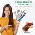 thumbnail image 2 of Herbiar Hair Tinsel Kit 12 Colors 47inch 2400 Strands Silver Extensions Women Girls Heat Resistant, 2 of 9