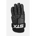 thumbnail image 3 of STX Stallion 75 Guantes de lacrosse, par, negro/gris, mediano, 3 of 3