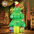 thumbnail image 5 of Fanshunlite 9FT Lighted Inflatable Christmas Tree with LED Light, Gift Box, Outdoor Yard Decorations, 5 of 7