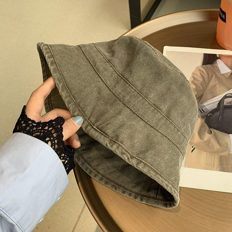 CoCozhu Washed Fisherman Hat For Women, Japanese Fashion Versatile Sunshade Bowl Hat, Summer Thin Big Head, Face Covering, Sunscreen Bucket Hat - Walmart.com CoCozhu Washed Fisherman Hat For Women, Japanese Fashion Versatile Sunshade Bowl Hat, Summer Thin Big Head, Face Covering, Sunscreen Bucket Hat - Walmart.com