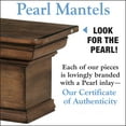 thumbnail image 5 of Pearl Mantels Savannah Transitional Premium Pine Wood Mantel Shelf, Lightly Distressed Chestnut Finish, 60"L x 9"D x 9"H, 5 of 5