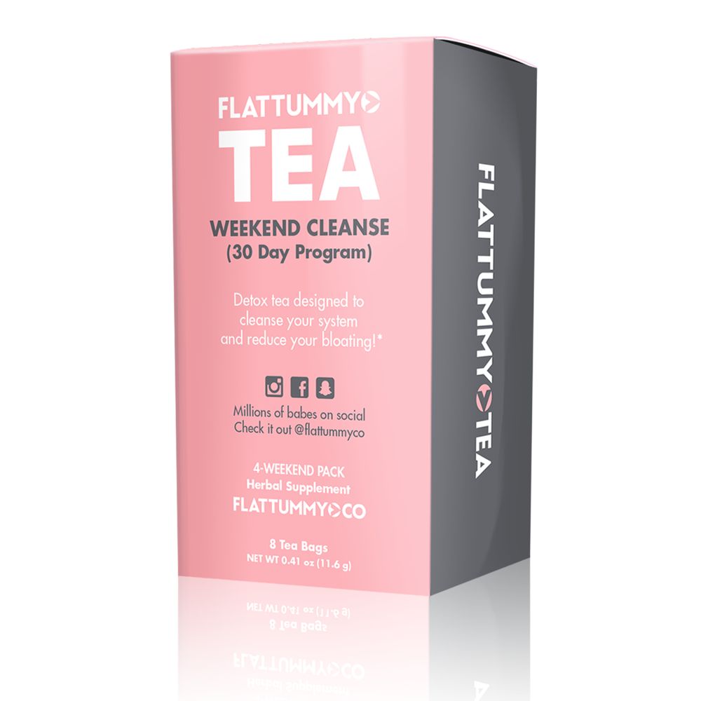 Flat Tummy Tea Natural Metabolism Boosting Teatox System (Weekend