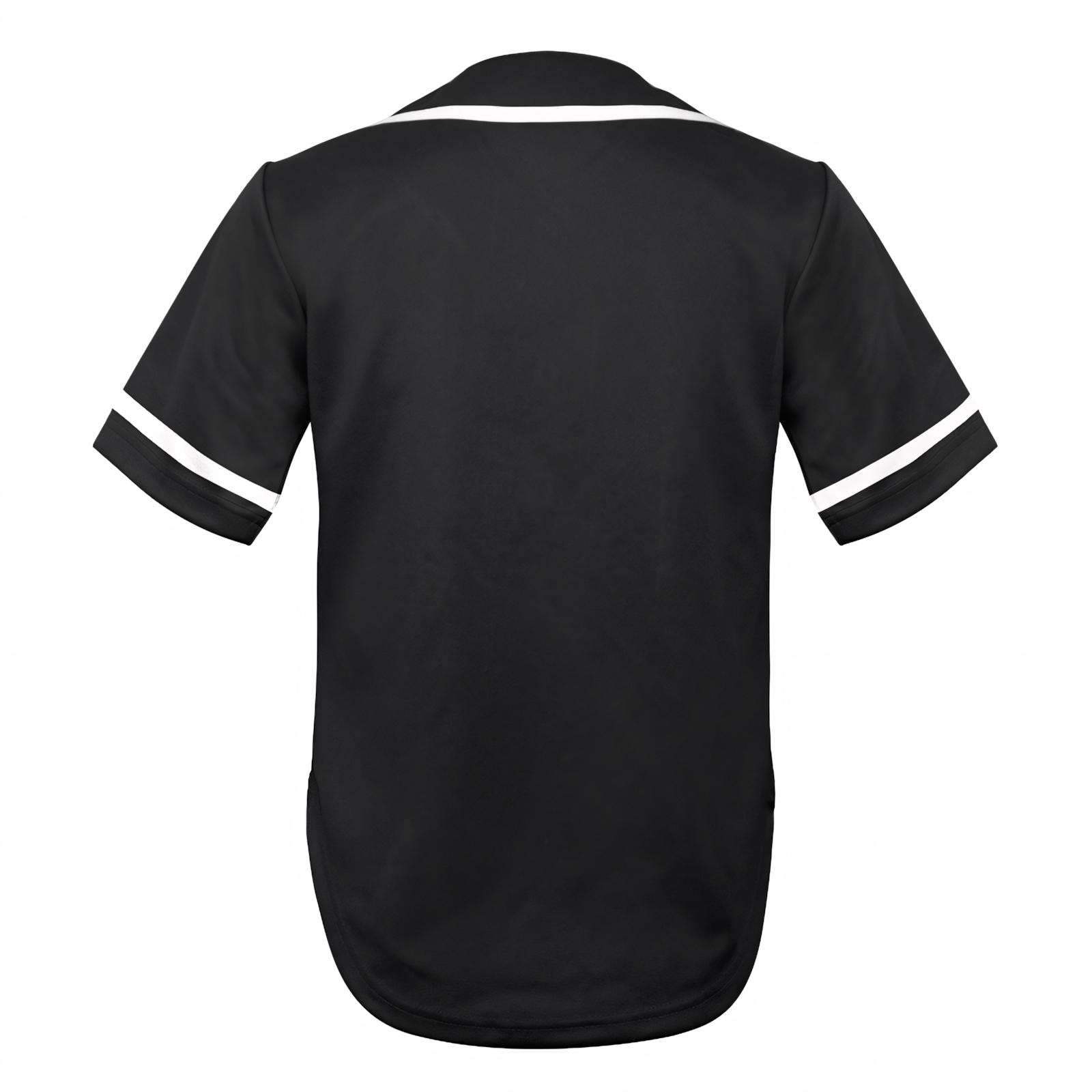 TOPTIE Women's Baseball Jersey Hip Hop Hipster Button Down Baseball T-Shirt-Black White-S