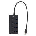 WHAMVOX multi usb port for laptop USB HUB Black 1Set