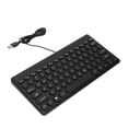 thumbnail image 2 of Teclado USB con cable, 78 teclas, diseño ergonómico, ahorro de energía, teclas redondas, resistente al desgaste, teclado pequeño estable y duradero, 2 of 8