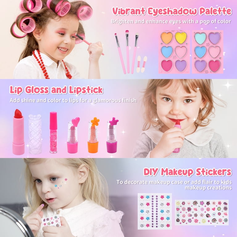 JoyStone 62-Piece Kids Washable Makeup Kit with Case photo 5