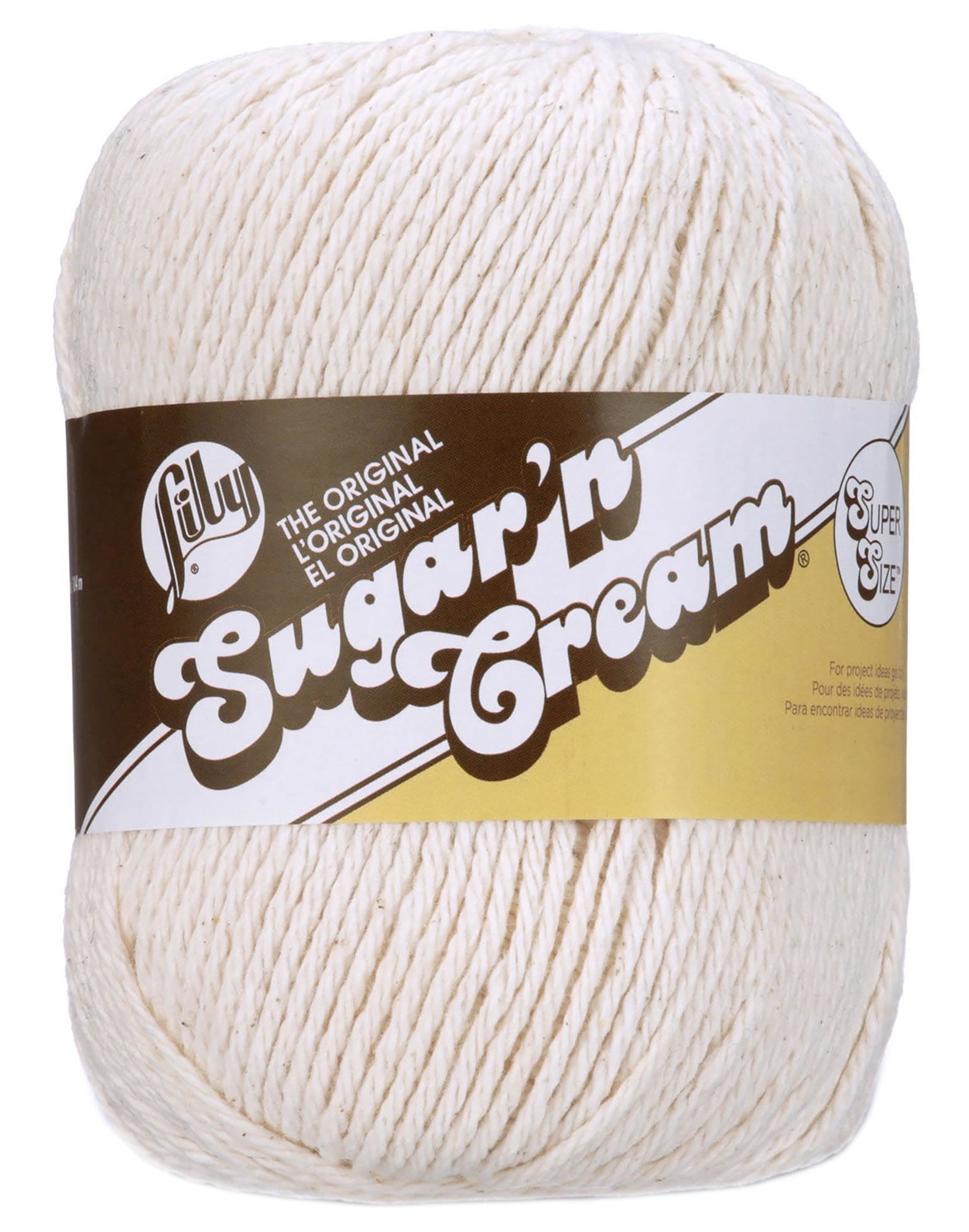 Lily Sugar'n Cream® Fil Super Taille Coton #4 Moyen, 4oz/113g