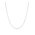 thumbnail image 3 of Floreo 14k Yellow Gold or White Gold 1.4mm Solid Round Franco Chain Necklace, 3 of 4
