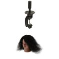 thumbnail image 2 of 2 Pieces Cosmetology Silicone Human Hair Practice Training Mannequin Head, 2 of 4
