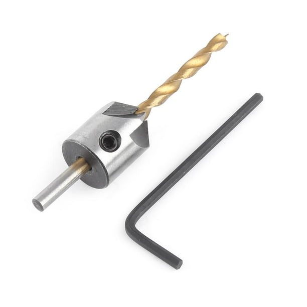 Mgaxyff Woodworking Tools,Countersink Drill Bit,Steel Countersink Drill