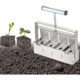 thumbnail image 1 of Quad Manual Soil Blocker 2 Inch Soil Block Maker Soil Blocker Tool With Non-slip Comfort Grip, 1 of 5