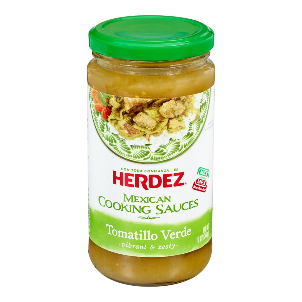 Herdez Tomatillo Verde Mexican Cooking Sauce, 12 Ounce