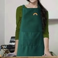thumbnail image 4 of GUOOL Kitchen apron Waterproof Bib Chef apron for Restaurants Homes Gardening Green, 4 of 8