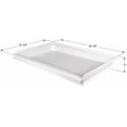 thumbnail image 1 of Icon Shower Pan 15240 Rectangle; Left Hand Drain; Polar White; ABS Plastic, 1 of 1