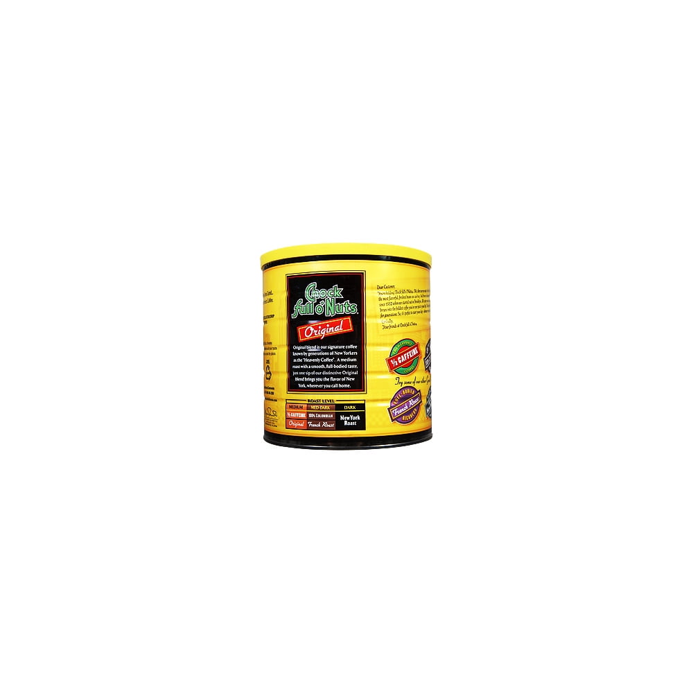 Massimo Zanetti Chock Full O'Nuts Coffee, 33.9 oz
