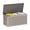 Light coffee color, variant on Orithm 230 Gallon Outdoor Deck Box, 1000 lbs Resin Storage Bench with Lockable Lid, Waterproof UV-Resistant Patio Cushion Storage Box for Pool, Garden, Yard, Black