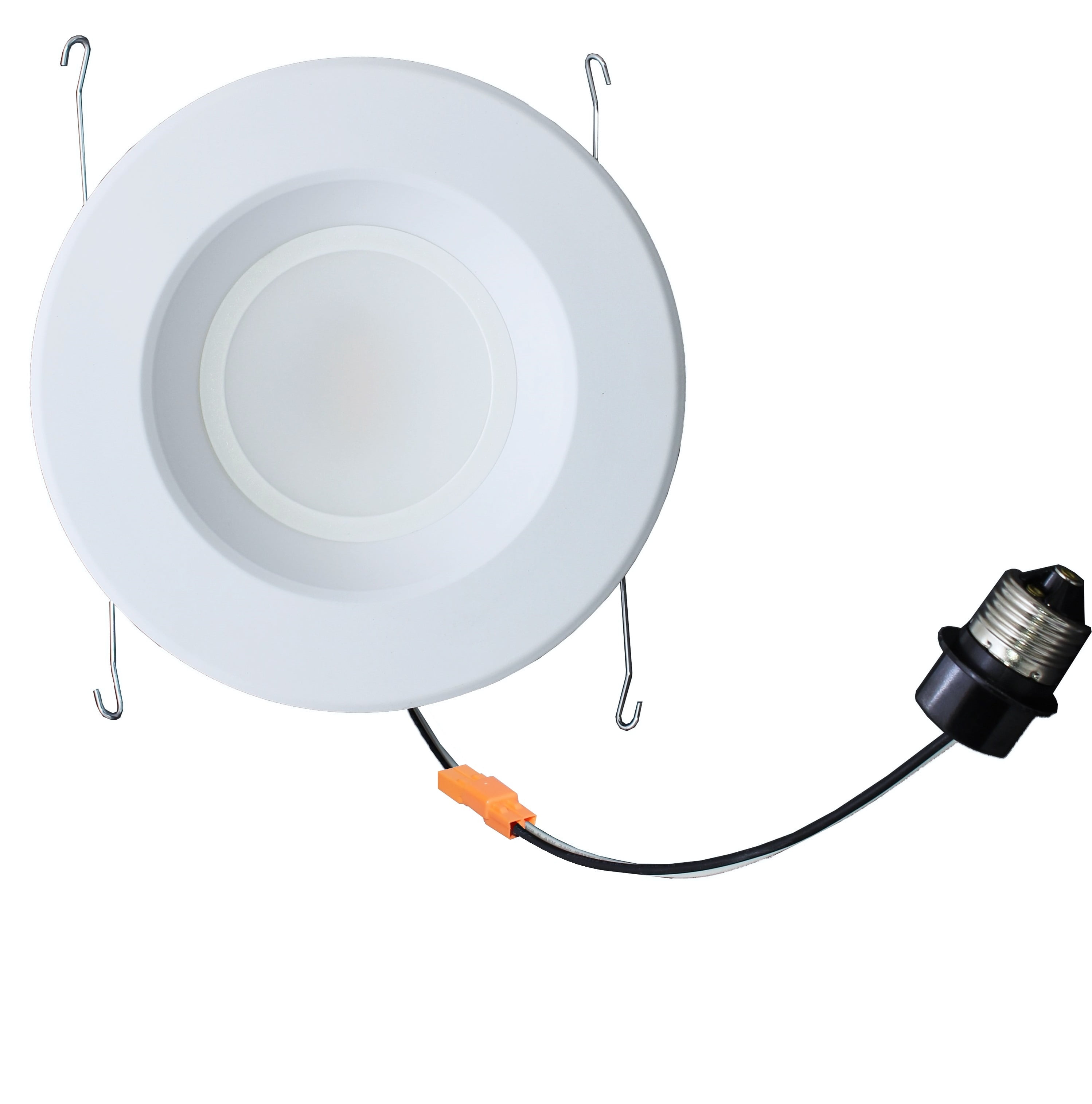 Nickel Trim DLR56-3008-120-2K-NK NICOR Lighting 5/6-Inch Dimmable 800-Lumen 2700K LED Downlight Retrofit Kit for Recessed Housings 