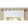 thumbnail image 3 of Commonwealth Thermalogic Weather Insulated Cotton Fabric Tab Valance - 40"x15" - White, 3 of 4