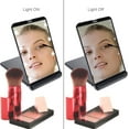 MELLCO Compact LED Makeup Mirror, Magnifying Mirror with Light