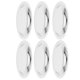 thumbnail image 4 of GOOHOCHY 6 posavasos de acero inoxidable para botellas de vino, antiescaldaduras, para mesa de comedor, 4 of 8