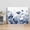 Blue, variant on Navy Blue Flowers Wall Art for Living Room, Canvas Picture Wall Decor for Bathroom Bedroom, Summer Pastoral Botanical Painting Artwork for Office Kitchen Hallway Dining Room Home Decorations 16"x20"