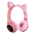 thumbnail image 2 of Cute Ear Bluetooth 5.0 Auriculares con cancelación de ruido LED Auriculares de 3,5 mm con micrófono Scienceny EL4101-01, 2 of 2