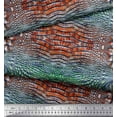 thumbnail image 3 of Soimoi Poly Georgette Fabric Snake Animal Skin Printed Fabric 1 Yard 52 Inch Wide, 3 of 3