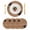 Brown Wood, variant on Vintage Wooden Plank Round 13 Inch Placemats Set of 8, Farmhouse Wood Board Animal Claws Brown HeatResistant Non Slip Place Mats for Dining Table, Wipeable Braided Kitchen Table Mats for Housewarming