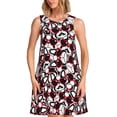 thumbnail image 1 of Easygdp French Bulldog1 para Vestido Transpirable de Mujer, Vestido Suelto de Manga Corta con Pliegues y Bolsillos para el Verano, 1 of 7